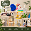 15 in 1 Home Cleaning & Kitchen Essentials Bundle